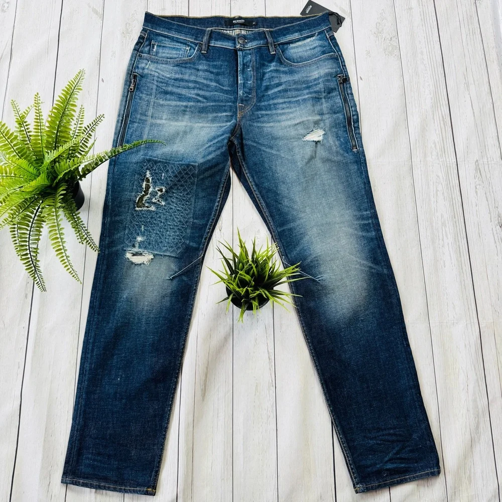 🇬🇧Hudson Sartor Relaxed Skinny Jeans Size 36